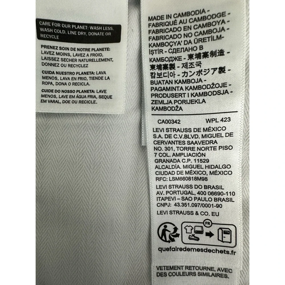 Levi's Men's‎ XX Chino Loose Straight Pleated Jeans Pants Size 36X30 New